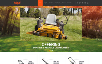 Responsives WordPress Theme für Landschaftsgestaltung #47859
