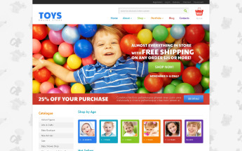 Responsywny motyw WooCommerce #47989 na temat: sklep z zabawkami