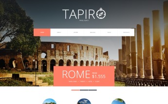 "Travel Website" Responsive Joomla Template №47949