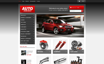 Thème Shopify adaptatif pour site de pièces automobiles #48157