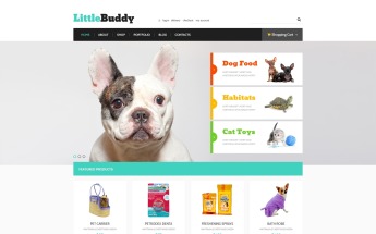 WooCommerce Theme namens "Little Buddy" #48451