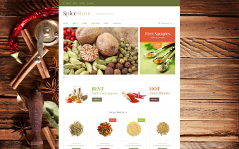 Tema WooCommerce "Tienda de Especias" #48531
