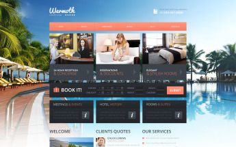Plantilla Drupal #48644 para Sitio de Hoteles