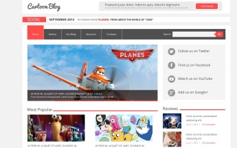 Movie Responsive Joomla Template