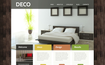 Tema De WordPress Responsive para Sitio de Diseño interior #48830