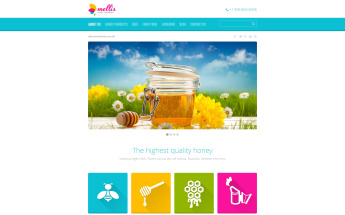 Responsive WordPress thema over Kruidenierswinkel №48927