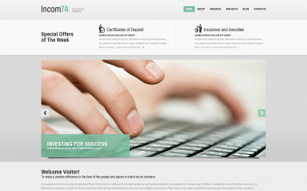Responzivní Joomla šablona na téma Investiční agentura #48973