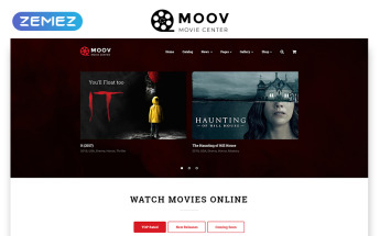 MOOV - Movie Center Multipage Classic HTML Website Template