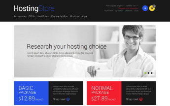 Responsives Magento Theme für Hosting #49059