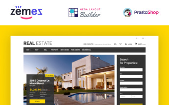 Responsive Real Estate Business Prestashop #49108