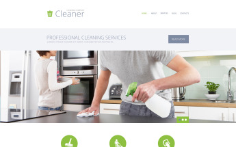 Responsive Cleaning Services Wordpress #49233