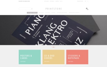Tema Magento "Your Print Store" #49292