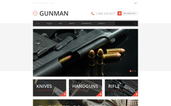 Gun Shop Responsive Shopify Theme