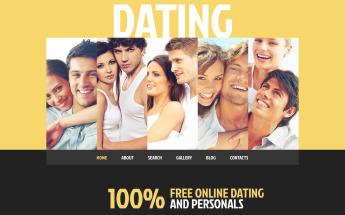 Dating Responsive WordPress Theme
