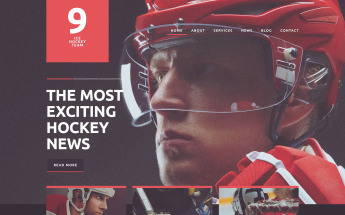 Ice Hockey Club Joomla Template