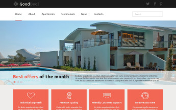 Plantilla Joomla "Apartments for Rent" #49660