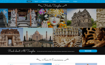 Reszponzív Hinduizmus témakörű Joomla sablon 49664