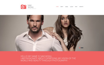 Photographer Portfolio Responsive WordPress Theme