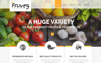 Responsywny szablon Joomla The Best Organic Products #50489