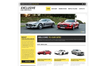 Car Rental Moto CMS HTML Template