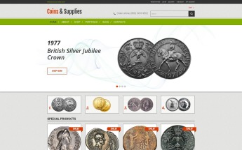 Responzivní WooCommerce motiv "Rarity Coins" #50554