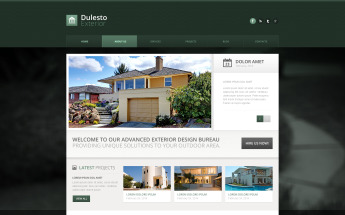 Plantilla Drupal #50790 para Sitio de Diseño de exteriores