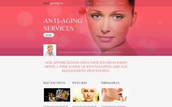 Plantilla Moto CMS HTML #50849 para Sitio de Salones de belleza