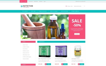 Responzivní Magento motiv "Healthy Life Supplements" #50883