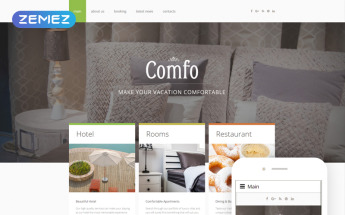 Cozy Vacation Joomla Template