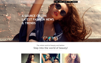Fashion Blog Muse Template