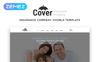 Plantilla Joomla "Cover - Insurance Company Multipage" #50996