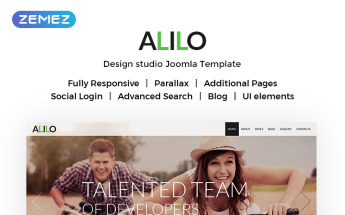 Alilo - Web Design Multipage Modern Joomla Template