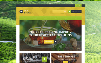 Naturally Grown Tea Magento Theme