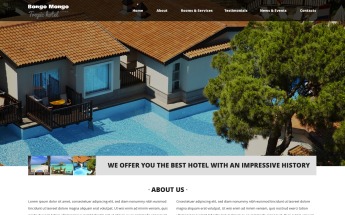 Plantilla Drupal #51125 para Sitio de Hoteles