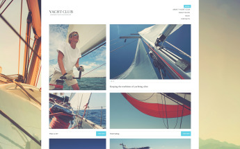 Reszponzív Yacht Club WordPress sablon 51146