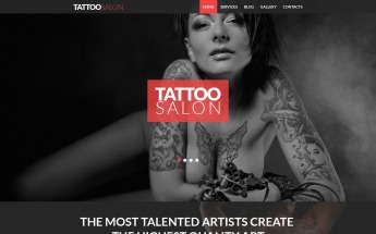 Reszponzív Tattooing Joomla sablon 51273