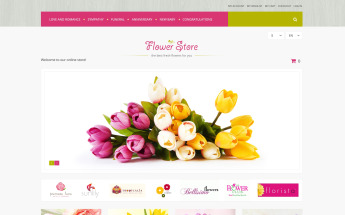 Tema Magento "Florists Offerings" #51290