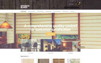 Tema Magento Responsive #51240 "Beautiful Curtains"