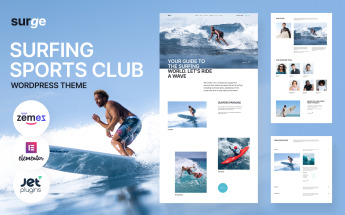 Responsives WordPress Theme für Surfen #51346