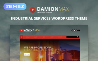 Tema De WordPress Responsive para Sitio de Industria #51347
