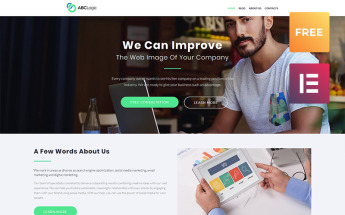 "Безкоштовний шаблон для WordPress 3.x" - адаптивний WordPress шаблон №51530