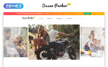 Free Bootstrap 4 HTML Template Website Template