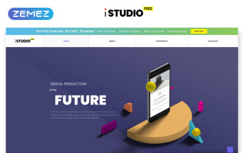 Free HTML5 Theme - Design Studio Website Template
