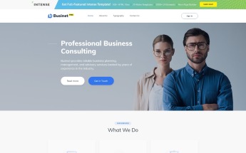 Free HTML5 Theme for Business Site Website Template