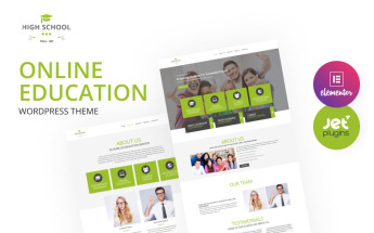 "High School Promotion" Responsive WordPress thema №51770