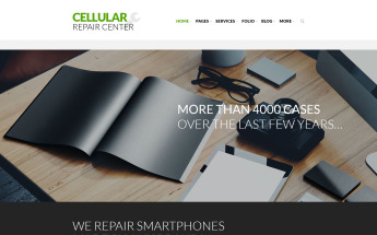 "Cellular Repair Center" Responsive WordPress thema №51840