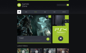 Game Portal Responsive Website Template