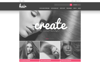 Hair Extensions Store Tema PrestaShop №51837