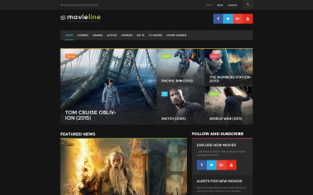 MovieLine - Online Cinema WordPress Theme