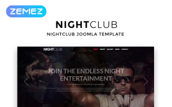 Night Club - Night Club Clean Joomla Template